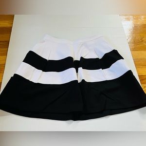 Express Skinny Stripe Bandage Skater Skirt size 10